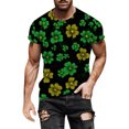 thumbnail image 1 of biudgviw Saint Patricks Day T Shirts for Men Print Short Sleeve Tops Fashion Casual Crewneck Loose Fit Tees for Festival Party, 1 of 5