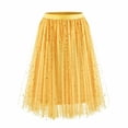 thumbnail image 1 of biudgviw Sequin Tulle Skirts for Women Fashion Mesh Layered Long Skirts Asymmetrical Casual Sparkly Ruffle Skirt Wedding Party Outfits, 1 of 2