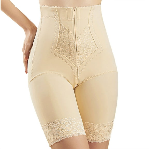 biudgviw Shapewear Shorts for Women High Waist Butt Lifting Body Shaper Girdle Shorts Compression Lace Under Dress