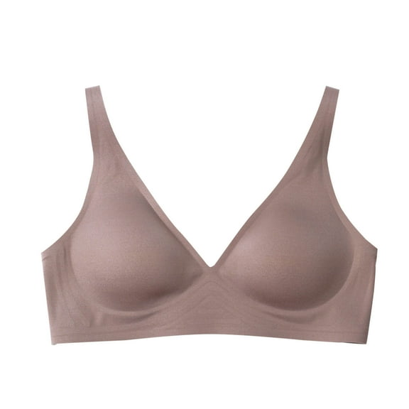 biudgviw Sport Bras for Women Seamless Deep V Neck Push up Bralettes Breathable High Impact Wireless Bras