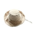 thumbnail image 1 of biudgviw Sun Hat for Women Men Adjustable Strap Windproof Wide Trim Bucket Hat Fashion Foldable Outdoor Hiking Beach Hats, 1 of 2