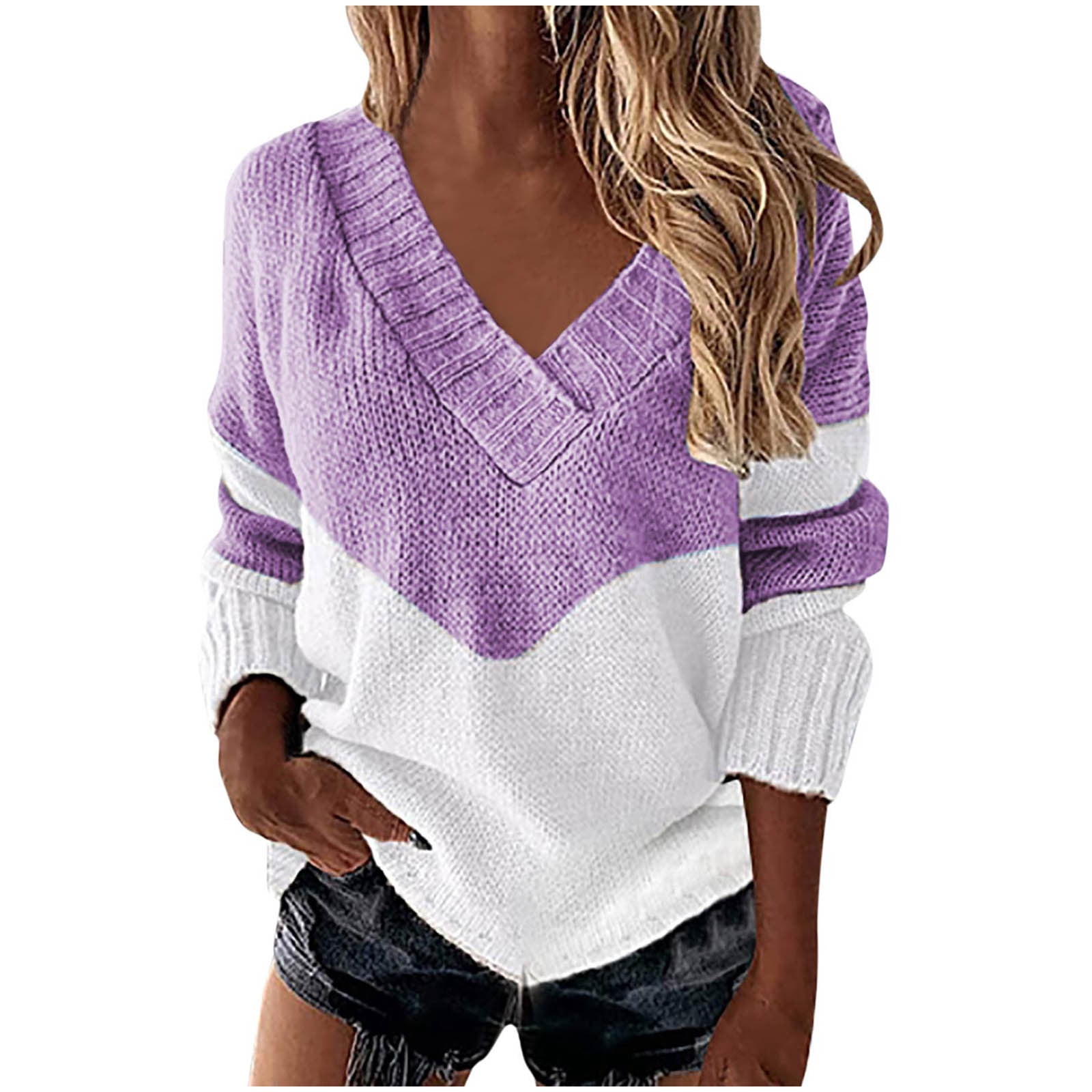 XNC Womens Wrap V-Neck Sweaters 2025 Fall Winter Taiwan