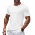 thumbnail image 1 of biudgviw T-Shirts for Men Casual Quick Dry Short Sleeve Shirts Lightweight Crewneck Athletic Running Tees Gym Clothes Big and Tall, 1 of 6