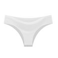 thumbnail image 1 of biudgviw Thong Panties for Women Soft Stretch Low Rise G-String Breathable Underwear Ladies No Show Briefs, 1 of 2