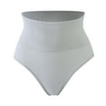 thumbnail image 1 of biudgviw Thongs Shapewear for Women Seamless High Waisted Soft Breathable No Show Panties Comfy Full Coverage Briefs, 1 of 5