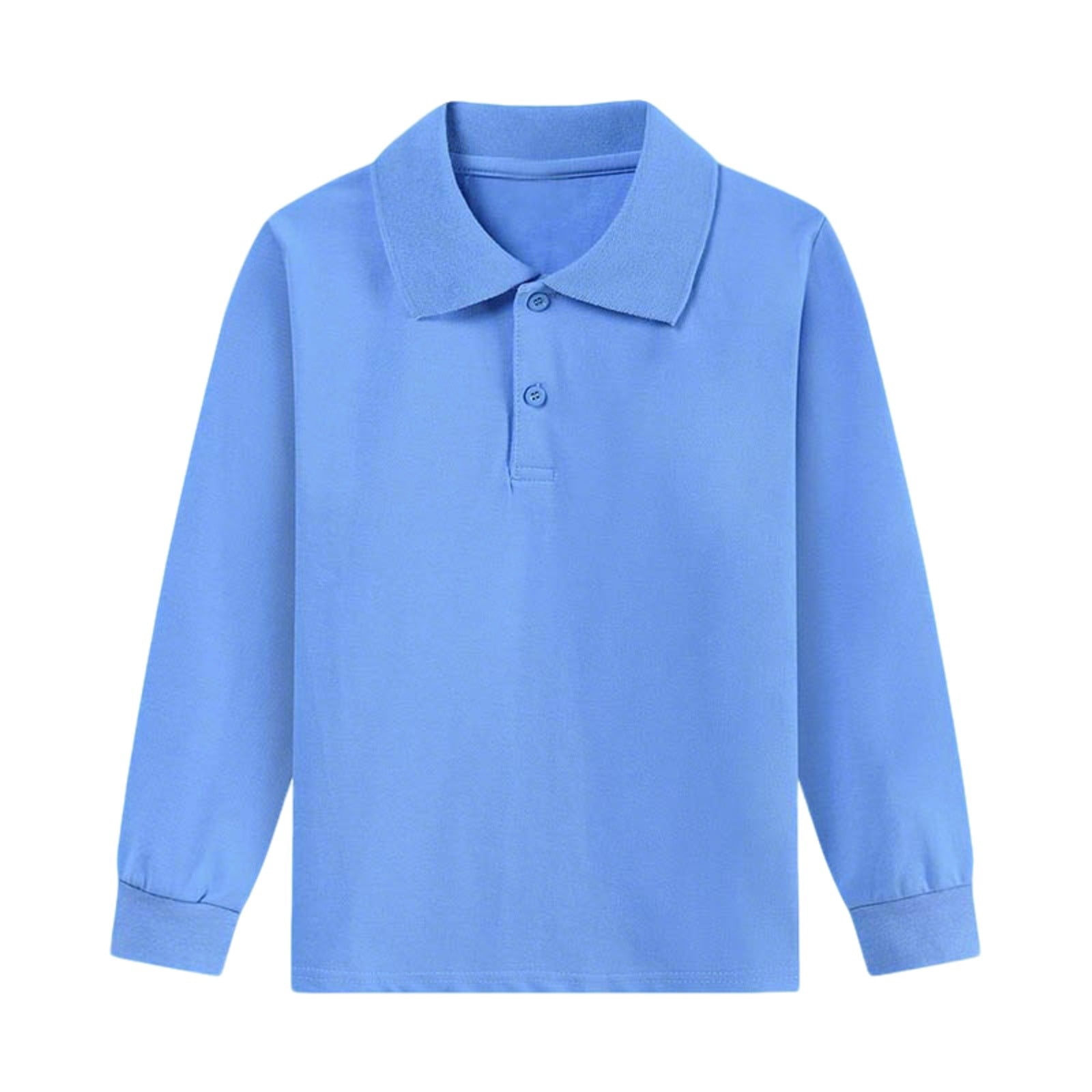 Summer Tops Summer Short-Sleeved White Shirt Children's Lapel Shirt