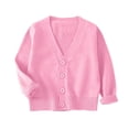 thumbnail image 1 of biudgviw Unisex Kids Cardigan Toddler Button Down V Neck Knit Sweater Casual Soft Long Sleeve Cotton Tops Fall Winter Clothes, 1 of 6