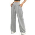 thumbnail image 1 of biudgviw Wide Leg Pants for Women High Waisted Workout Yoga Pants Casual Loose Athletic Pants with Pockets Gym Clothes, 1 of 7