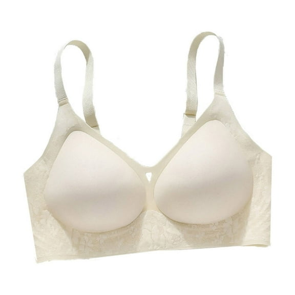 biudgviw Wireless Bras for Women Seamless Comfort Full Coverage Bras Stretchy Adjustable Strap Workout Sports Bras