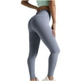 thumbnail image 1 of biudgviw Women's High Waisted Yoga Pants Butt Lifting Workout Leggings Lightweight Soft Skinny Athletic Running Pants, 1 of 4