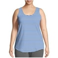thumbnail image 1 of biudgviw Womens Plus Size Tank Tops Striped Sleeveless Oversized T Shirt Summer Casual Crewneck Loose Fit Basic Tees Trendy Clothes, 1 of 6