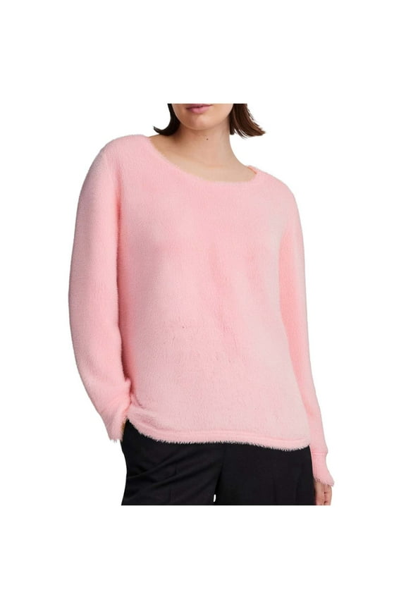 Womens Plus Size Tops Fleece Warm Sherpa Long Sleeve Pullover Shirts Casual Fuzzy Crew Neck Sweaters Lightweight Winter Clothes