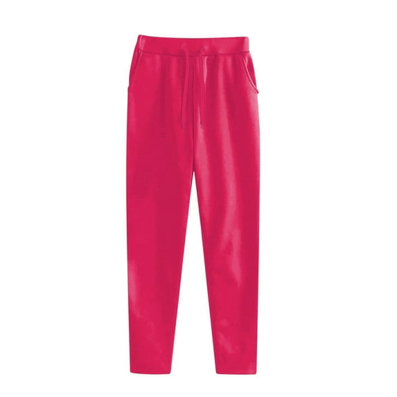biudgviw Womens Sweatpants Drawstring Casual Elastic Waist Pants Comfy Straight Leg Jogger Workout Pants with Pockets