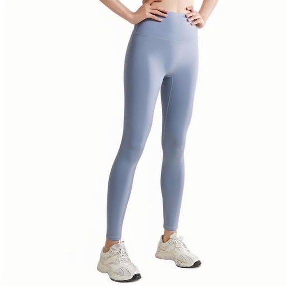 biudgviw Yoga Leggings For Women Stretch Pull on High Waisted Workout Pants Seamless Butt Lifting No See Through Athletic Running Bottoms