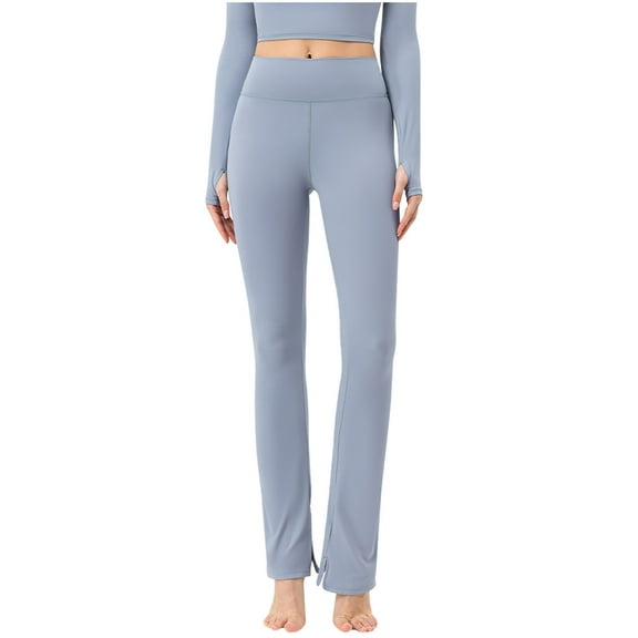 biudgviw Yoga Pants for Women Pull on Comfy Workout Leggings Skinny High Waisted Athletic Running Bottons Stretch Casual Trousers