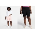 thumbnail image 1 of Terra & Sky Women's Plus Size Bike Shorts with Pocket, Sizes 0X-5X, 1 of 3
