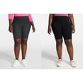 thumbnail image 1 of Terra & Sky Women's Plus Size Bike Shorts with Pocket, Sizes 0X-5X, 1 of 3