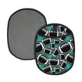 thumbnail image 1 of black American football Rugby green Pot Holders for Kitchen - Heat Resistant Oven Mitts Hot Pads with Pocket, Non Slip Silicone Pot Holders, Cuteness Hanging Loop Potholders for Kitchen Baking, 1 of 5