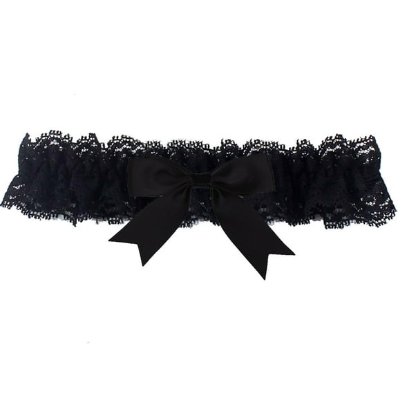 black Garters for Brides Wedding Garter Lace Bridal Garter Party Leg Thigh Garters for Women