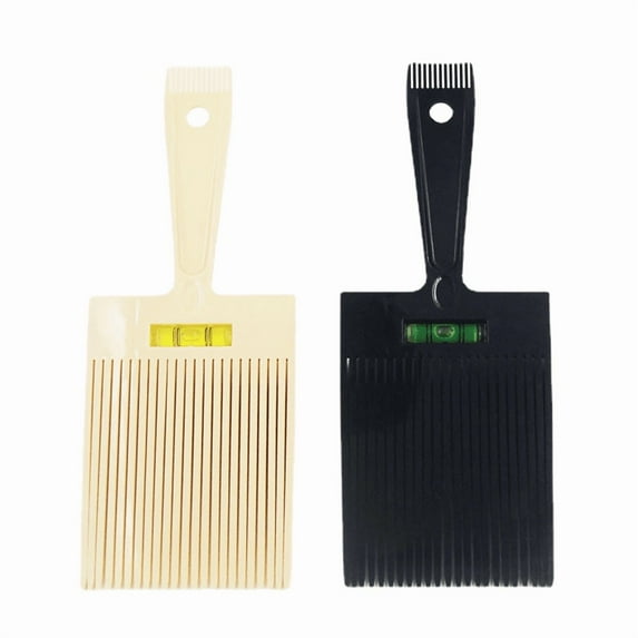 black Men Flat Top Guide Comb Haircut Clipper Comb Barber Shop Hairstyle Tool Hair Cutting Tool Salon Hairdresser Supplies Accessory