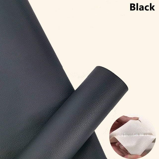 black SelfAdhesive Leather Fabric Repairing Patch Stickon for