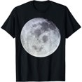 thumbnail image 1 of black Shirt Full Moon Tshirt Moon Phases Astrology Shirt T-Shirt, 1 of 4