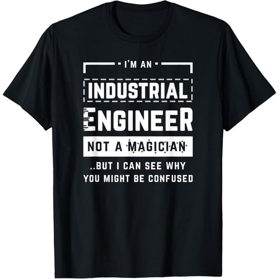 black Shirt Funny Industrial Engineer T Shirts For Men Funny Engineering T-Shirt