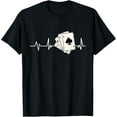 thumbnail image 1 of black Shirt Poker Player Heartbeat EKG Gift Poker T-Shirt, 1 of 4