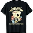 thumbnail image 1 of black Shirt Poker Texas Hold'Em - Gambling Casino Gambler Poker T-Shirt, 1 of 4