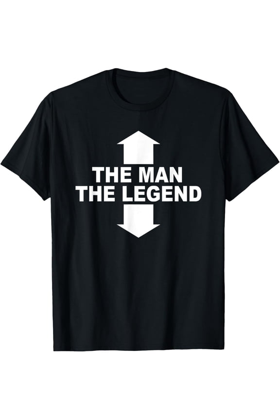 black Shirt The Man The Legend / Funny Man Legend Arrows Men T-Shirt