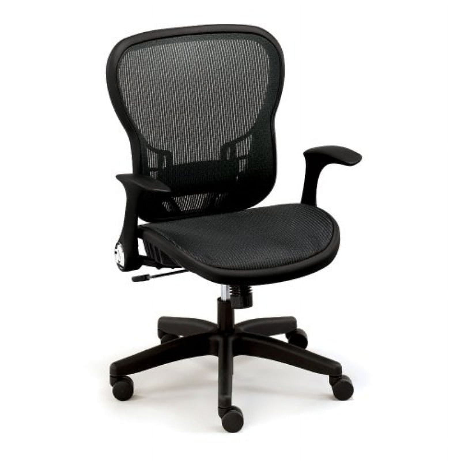 black allmesh office chair with black frame nbf signature series