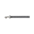 thumbnail image 1 of black and white distressed checkers checkered pattern fun animal pet dog leash, 1 of 1