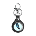 thumbnail image 1 of black blue parrot bird key link chain keyholder finder hook metal, 1 of 3