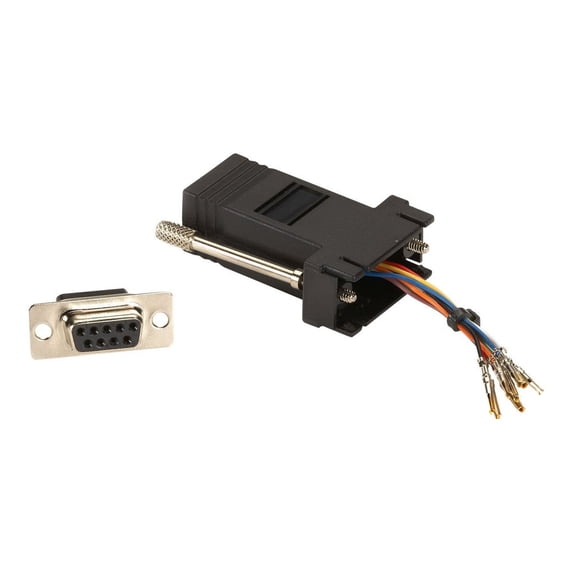 Black Box Network Services FA4509F-BK DB9 Modular Adapter Kit Female to ...