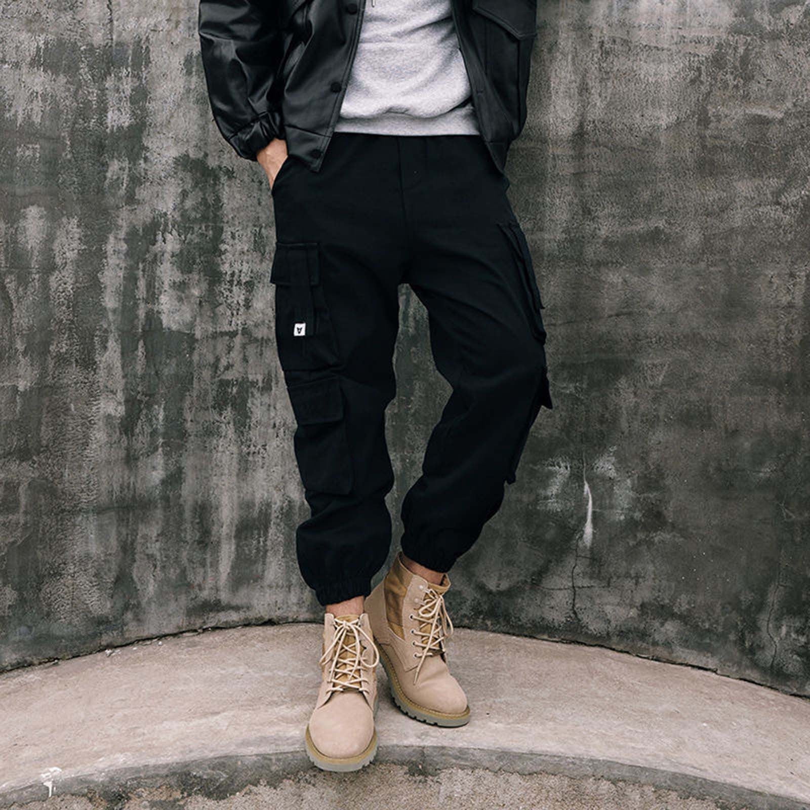 Mens Black Cargo Trousers | Mens Tapered Cargo Trousers | Next-mncb.edu.vn
