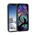 thumbnail image 1 of black-cat-moon-1 Phone Case, Designed for iPhone XS Case Soft Silicon for women girls boys wife gift,Shockproof Phone Cover, 1 of 1