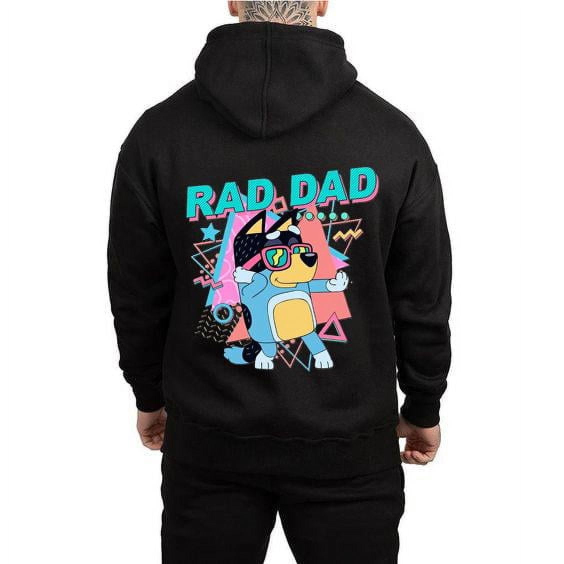 Borrowed From Dad Hoodie in Blue