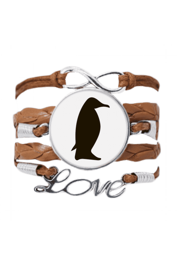 black penguin animal portrayal bracelet love chain ornament wristband