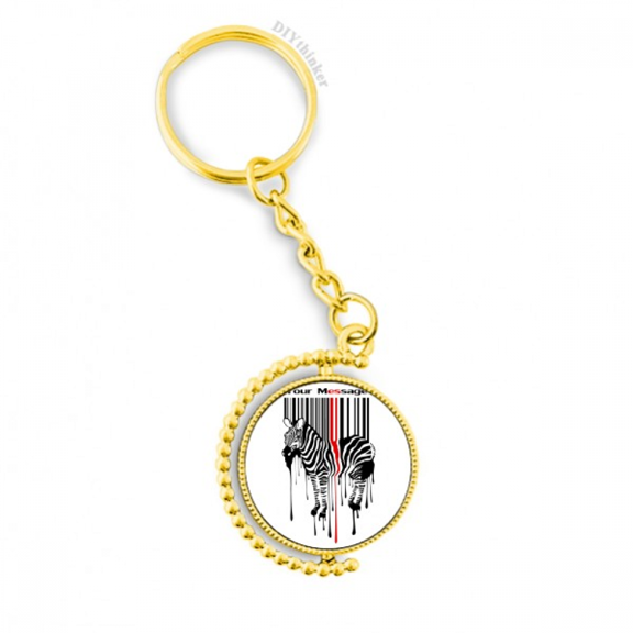 black red  striped code graffiti pinto metal connector key chain  accessory en keyholder