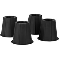 black round shaped Bed risers 5 to 6 inches