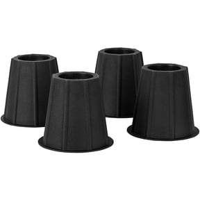black round shaped Bed risers 5 to 6 inches