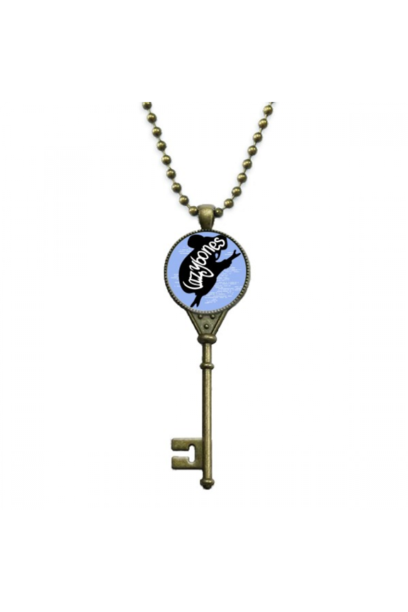 black sloth animal outline natural key necklace pendant tray embellished chain