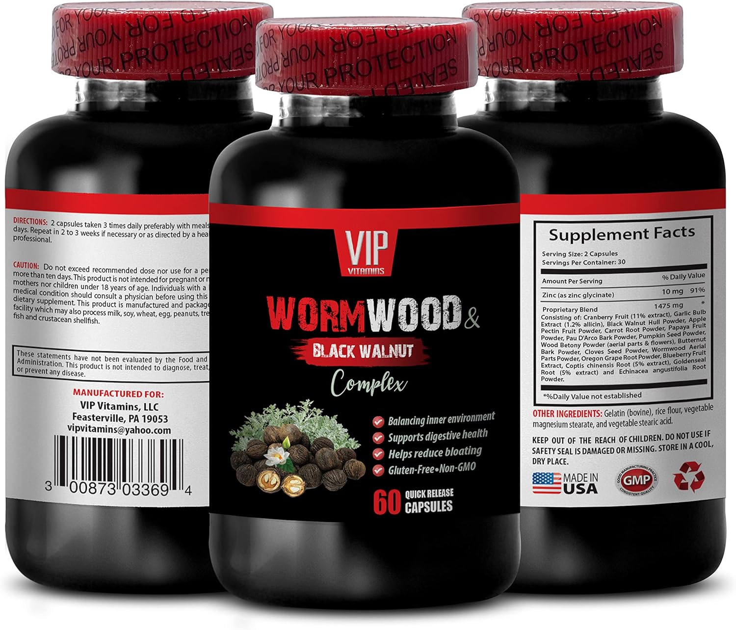 black walnut hull powder WORMWOOD AND BLACK WALNUT COMPLEX 1500 MG