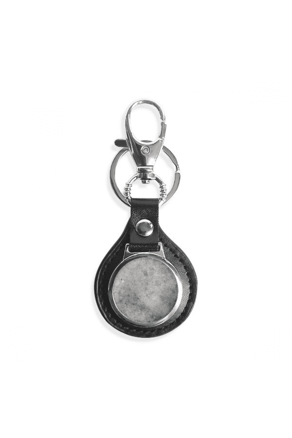 black white marble antique pattern key link chain keyholder finder hook metal