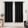 thumbnail image 1 of Cshidworld Blackout Curtains Set of 2,Thermal Insulated 52 x 72 Inch Room Darkening Window Drapes with Grommet Top, Noise Reducing Privacy Curtains for Bedroom and Living Room, 1 of 7