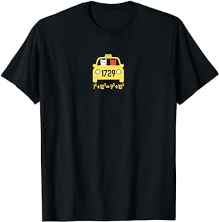 blackpenredpen taxi cat, Ramanujan taxi cab number 1729 T-Shirt ...