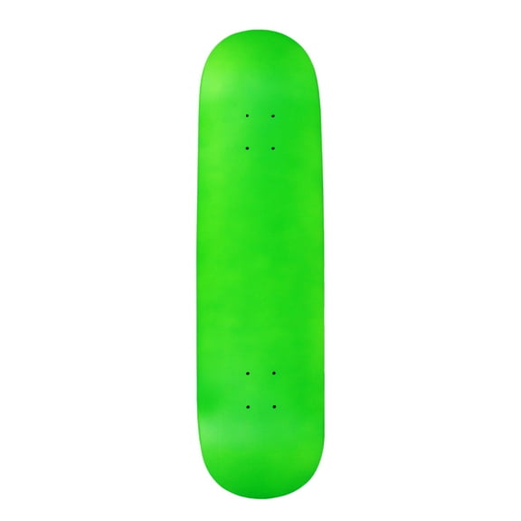 blank skateboard deck - neon green - 8.25"