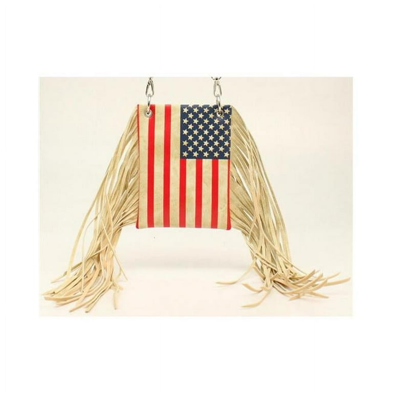 American flag fringe purse cheap