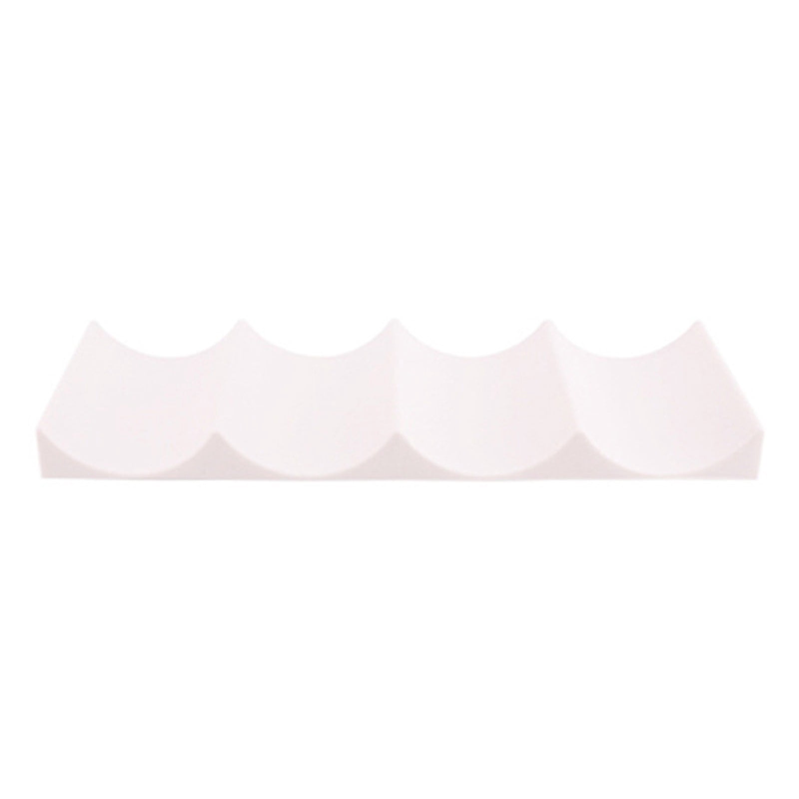 White Wibe Rack bldnkj Bottle Storage Rack, White Grooved Plastic Support for ...