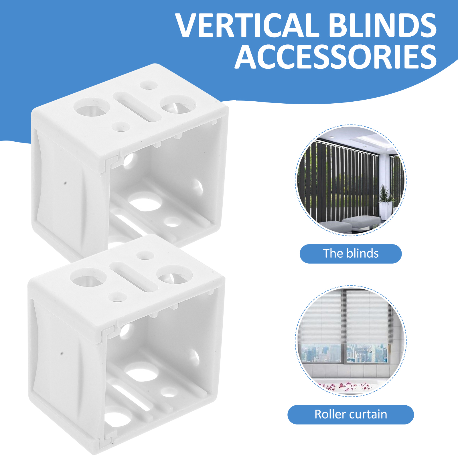 blind brackets 12pcs Blind Bracket Blind Hold Down Bracket Blind Holder Mini Blind Bracket